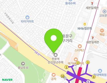 서울특별시 강동구 천호대로 989 (천호동, 천호역한강청년주택) 지도