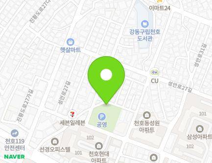 서울특별시 강동구 진황도로29길 34 (천호동, 천호동공영주차장) 지도