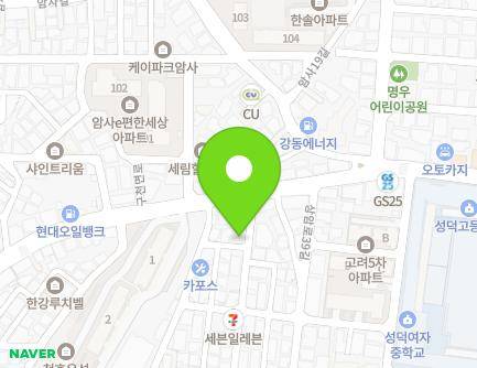 서울특별시 강동구 구천면로64길 6 (천호동, 피터팬어린이집) 지도