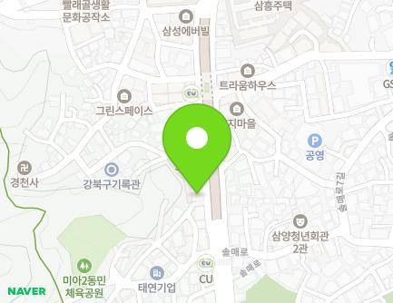 서울특별시 강북구 인수봉로19길 9 (미아동, SM주택) 지도