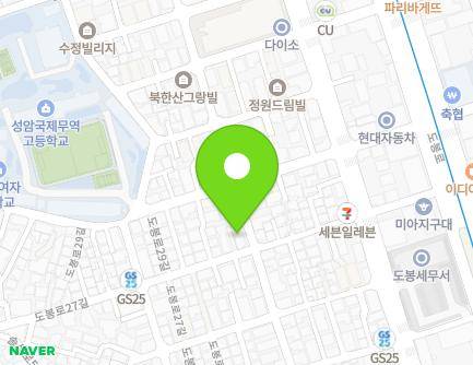 서울특별시 강북구 솔샘로65길 61 (미아동, 경일리치빌) 지도