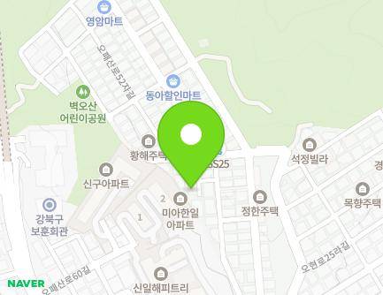 서울특별시 강북구 오패산로52바길 27-6 (미아동, 극동빌라) 지도