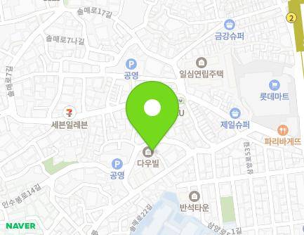 서울특별시 강북구 솔매로22가길 13 (미아동, 다우빌라) 지도