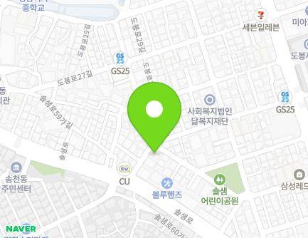 서울특별시 강북구 도봉로23길 55 (미아동, 대동교회) 지도