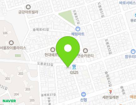 서울특별시 강북구 도봉로53길 51 (미아동, 대동힐타운) 지도