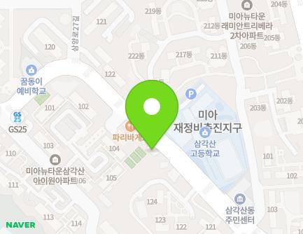 서울특별시 강북구 삼양로19길 59 (미아동, 대선빌딩) 지도