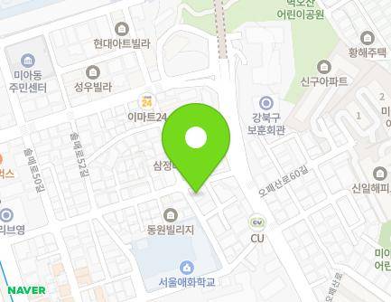 서울특별시 강북구 도봉로50길 42 (미아동, 명가빌라) 지도