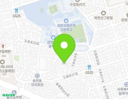 서울특별시 강북구 도봉로29길 63-5 (미아동, 별밭어린이집) 지도