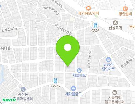 서울특별시 강북구 솔샘로64다길 36-4 (미아동, 백운빌라2차) 지도