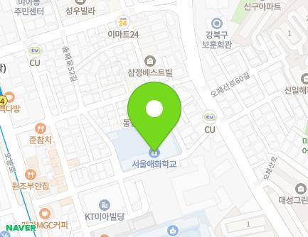 서울특별시 강북구 솔매로52길 31 (미아동, 서울애화학교) 지도