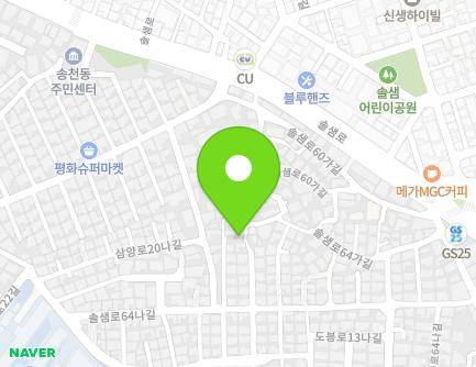 서울특별시 강북구 솔샘로64나길 38-13 (미아동, 승재빌라) 지도