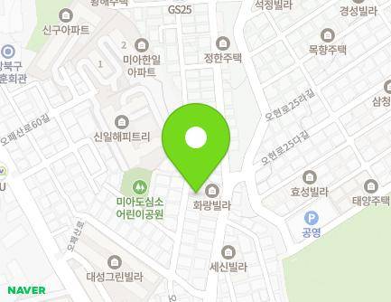 서울특별시 강북구 오패산로52마길 11 (미아동, 용화주택) 지도