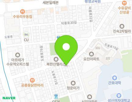 서울특별시 강북구 도봉로76길 36 (미아동) 지도