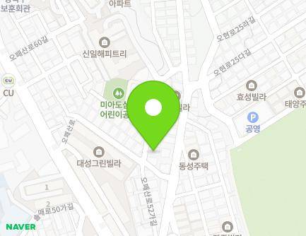 서울특별시 강북구 오패산로52마길 25 (미아동) 지도