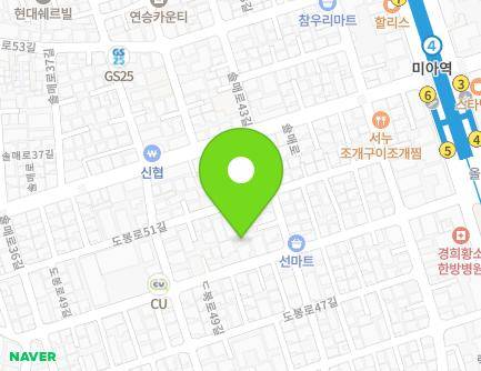 서울특별시 강북구 도봉로49길 38-1 (미아동) 지도