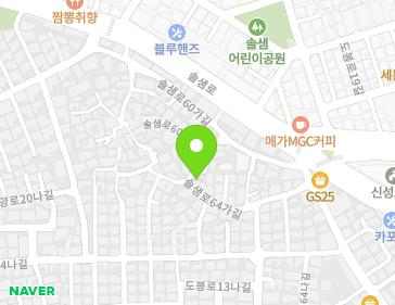 서울특별시 강북구 솔샘로64가길 24-2 (미아동) 지도
