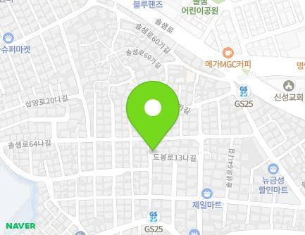 서울특별시 강북구 도봉로13나길 21-14 (미아동) 지도