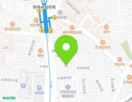 서울특별시 강북구 월계로3길 35-4 (미아동) 지도