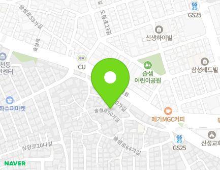 서울특별시 강북구 솔샘로60가길 28-12 (미아동) 지도