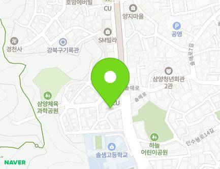 서울특별시 강북구 인수봉로 53-12 (미아동) 지도