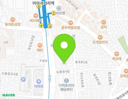 서울특별시 강북구 월계로3길 35-6 (미아동) 지도