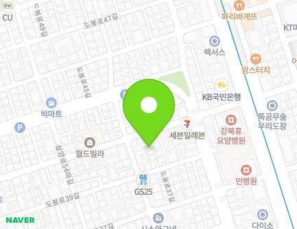 서울특별시 강북구 도봉로41길 25-6 (미아동) 지도