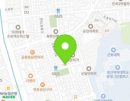 서울특별시 강북구 도봉로72길 29 (미아동) 지도