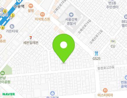 서울특별시 강북구 오패산로67길 18-5 (번동, 경성아트빌) 지도