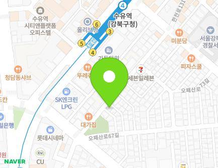 서울특별시 강북구 오패산로77길 35 (번동, 다우아파트) 지도