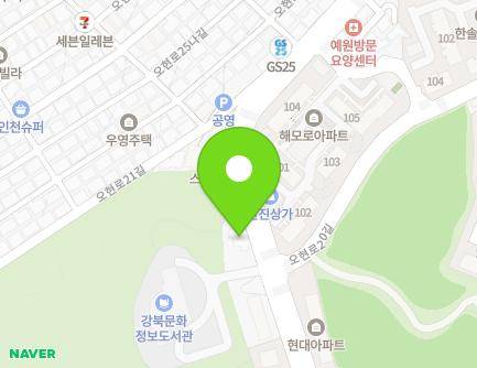 서울특별시 강북구 오현로 147 (번동, 동산교회) 지도