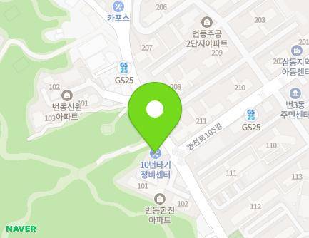 서울특별시 강북구 월계로37길 71 (번동, 믿음자동차공업사) 지도