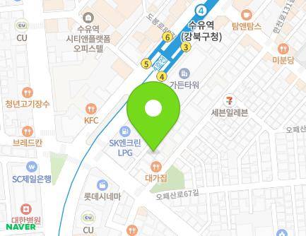 서울특별시 강북구 오패산로79길 41 (번동, 리츠모텔) 지도