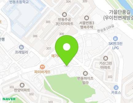 서울특별시 강북구 한천로109길 57-50 (번동, 복지운수(주)) 지도