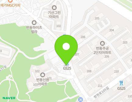 서울특별시 강북구 월계로37길 91 (번동, 상아C빌딩) 지도