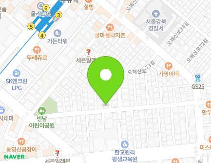 서울특별시 강북구 오패산로67길 34 (번동, 설악빌라트) 지도