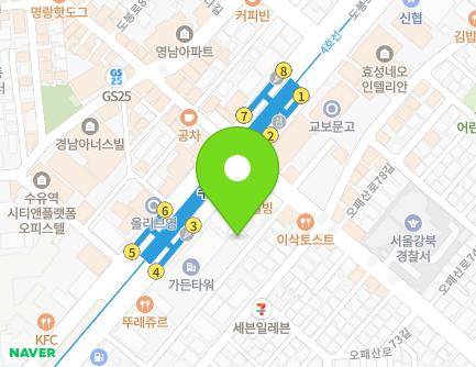 서울특별시 강북구 오패산로79길 10 (번동, 스카이) 지도