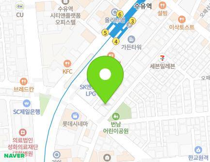 서울특별시 강북구 오패산로77길 46 (번동, 호텔포시즌) 지도