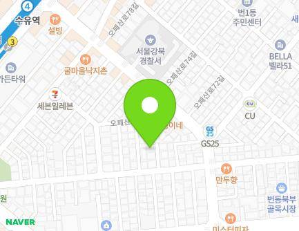 서울특별시 강북구 오패산로67길 12-5 (번동) 지도