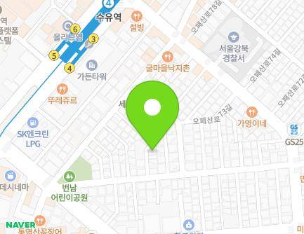 서울특별시 강북구 오패산로67길 38-10 (번동) 지도