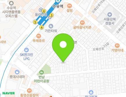 서울특별시 강북구 오패산로77길 29-12 (번동) 지도