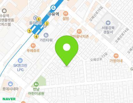 서울특별시 강북구 오패산로77길 23-10 (번동) 지도