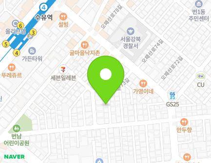 서울특별시 강북구 오패산로67길 22-7 (번동) 지도