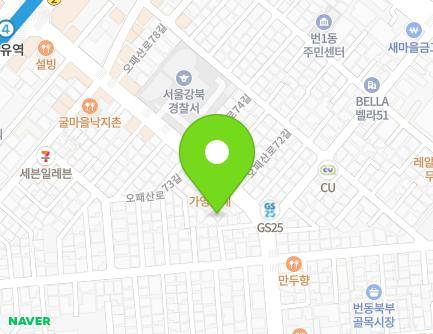 서울특별시 강북구 오패산로 393-5 (번동) 지도