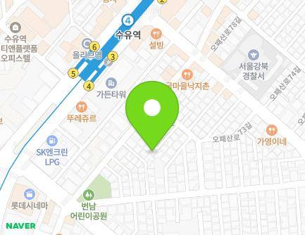 서울특별시 강북구 오패산로77길 23-8 (번동) 지도