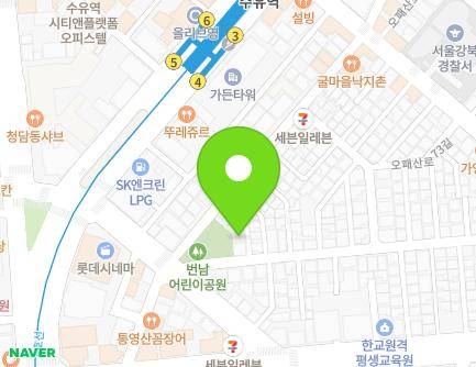 서울특별시 강북구 오패산로77길 35-8 (번동) 지도