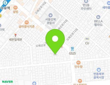 서울특별시 강북구 오패산로67길 12-6 (번동) 지도