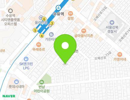 서울특별시 강북구 오패산로77길 29-5 (번동) 지도