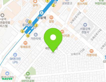 서울특별시 강북구 오패산로77가길 8-6 (번동) 지도