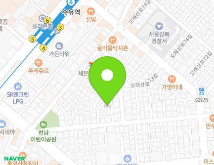 서울특별시 강북구 오패산로67길 32-5 (번동) 지도