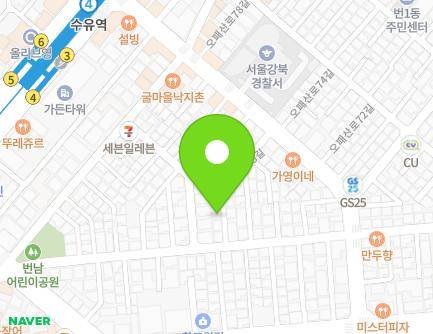 서울특별시 강북구 오패산로67길 22-5 (번동) 지도